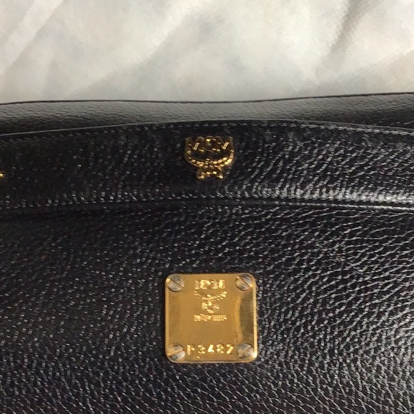 EUC MCM Black Barrel Papillon Handbag Excellent Condition - Picture 5 of 6